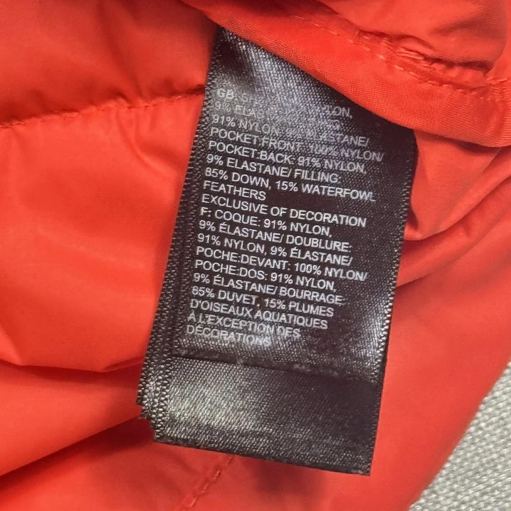 The North Face 700 Fill Down Puffer Jacket Mens Medium Red‎ Black Insulated